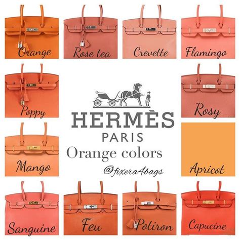 hermes colours|Hermes colors list.